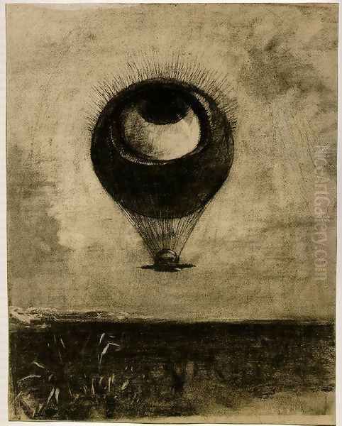 Eye-Balloon Oil Painting by Odilon Redon