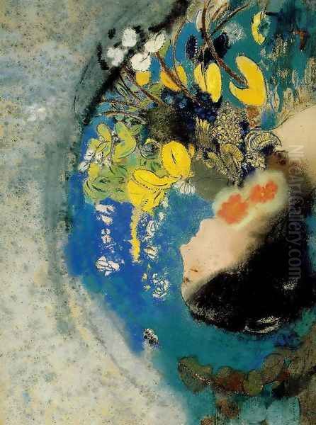 Ophelia 4 Oil Painting by Odilon Redon