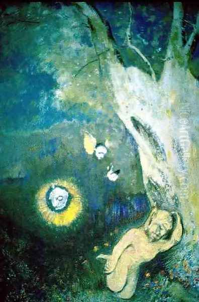 Sleep of Caliban Oil Painting by Odilon Redon