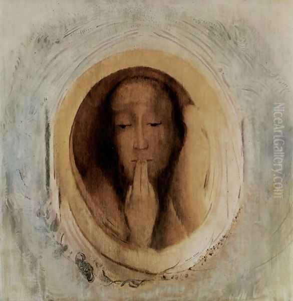 Silence 3 Oil Painting by Odilon Redon