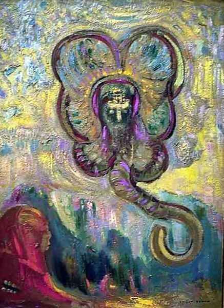 Naga King Oil Painting by Odilon Redon