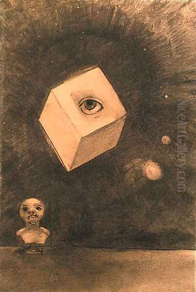 Oeil Oil Painting by Odilon Redon