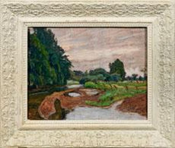 An Der Wumme In Fischerhude-bredenau Oil Painting by Otto Modersohn