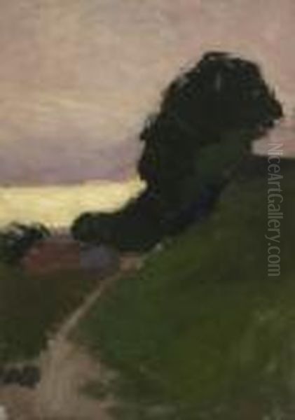 Baum Am Haus. Oil Painting by Otto Modersohn