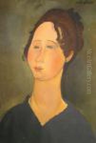 Labourguignonne Oil Painting by Amedeo Modigliani