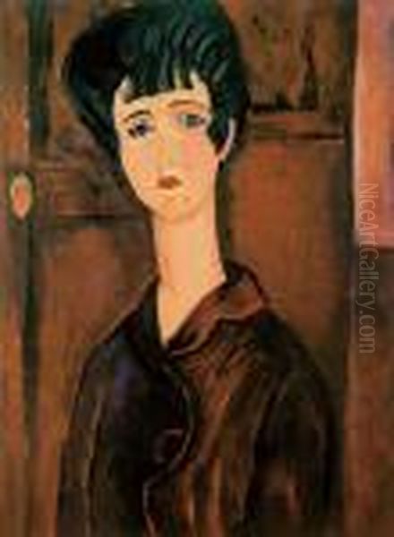 Am-2-l Oil Painting by Amedeo Modigliani