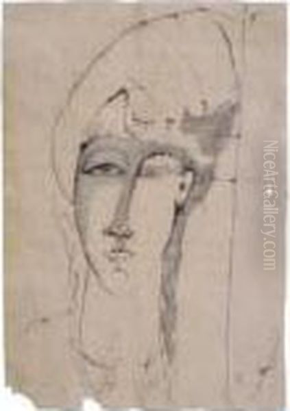 Ritarttodi Donna Oil Painting by Amedeo Modigliani