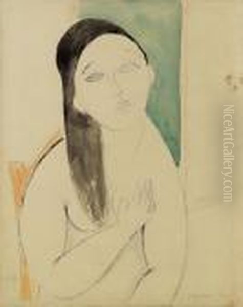 Jeune Femme Oil Painting by Amedeo Modigliani