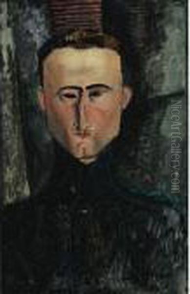 Property From The Estate Of Nell Singer
 

 
 
 

 
 Portrait Du Peintre Rouveyre Oil Painting by Amedeo Modigliani