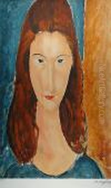 Felicia Oil Painting by Amedeo Modigliani