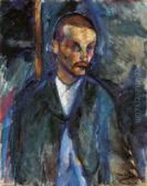 Le Mendiant De Livourne Oil Painting by Amedeo Modigliani