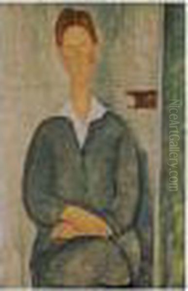 Giovanotto Dai Oil Painting by Amedeo Modigliani