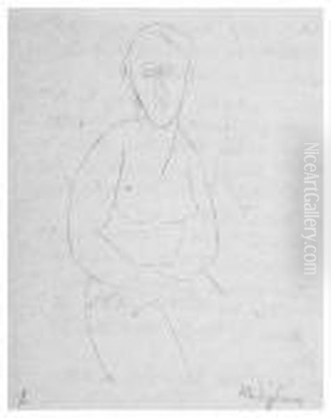 Femme Nue Debout (jeanne) by Amedeo Modigliani