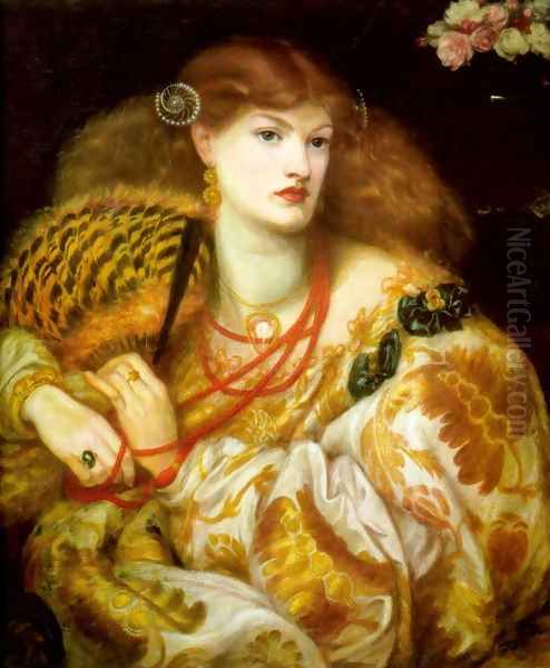 Monna Vanna 1866 Oil Painting by Dante Gabriel Rossetti