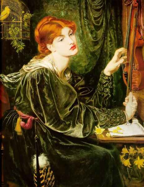 Veronica Veronese 1872 Oil Painting by Dante Gabriel Rossetti