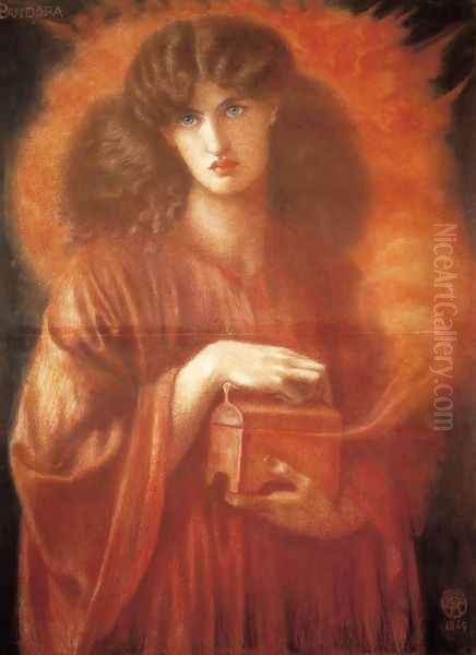 Pandora 1869 Oil Painting by Dante Gabriel Rossetti