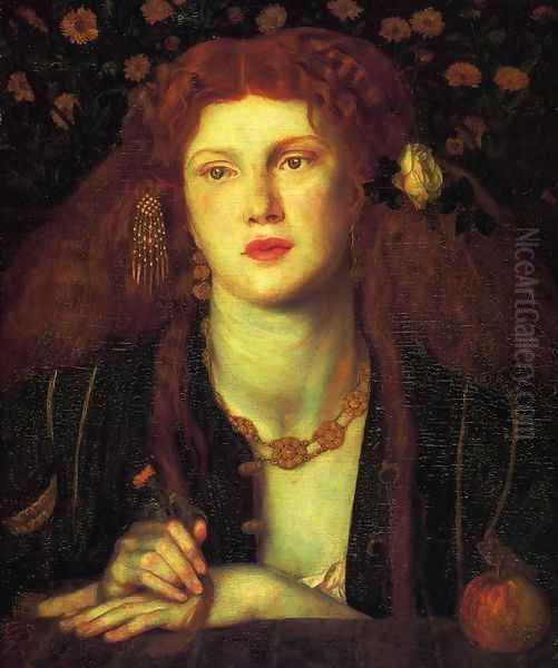 Bocca Baciata Oil Painting by Dante Gabriel Rossetti