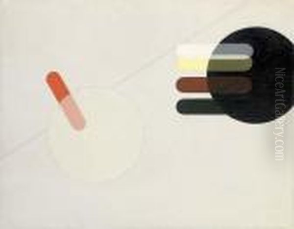 Lk Iiii Oil Painting by Laszlo Moholy-Nagy