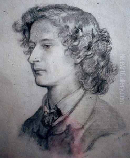 Algernon Charles Swinburne2 Oil Painting by Dante Gabriel Rossetti