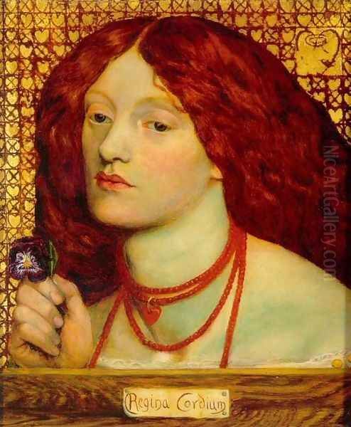 Regina Cordium Oil Painting by Dante Gabriel Rossetti