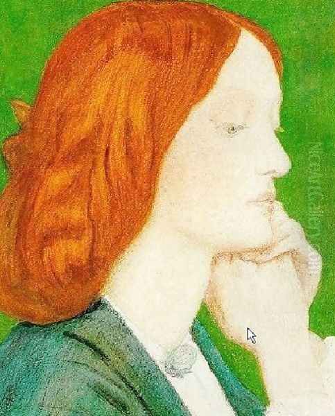 Elizabeth Siddal3 Oil Painting by Dante Gabriel Rossetti