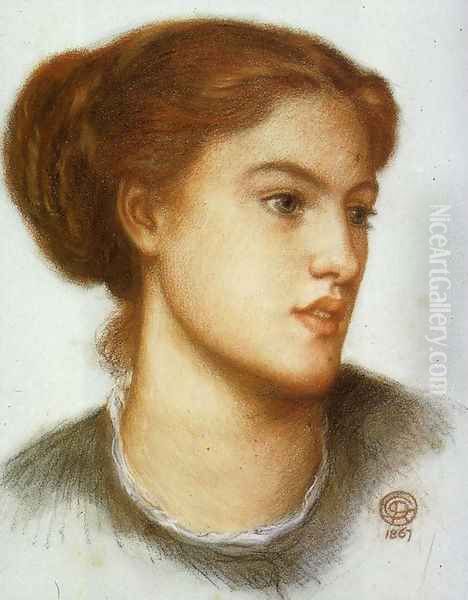 Ellen Smith Oil Painting by Dante Gabriel Rossetti