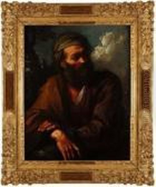 Portrait D'homme Barbu Oil Painting by Pier Francesco Mola