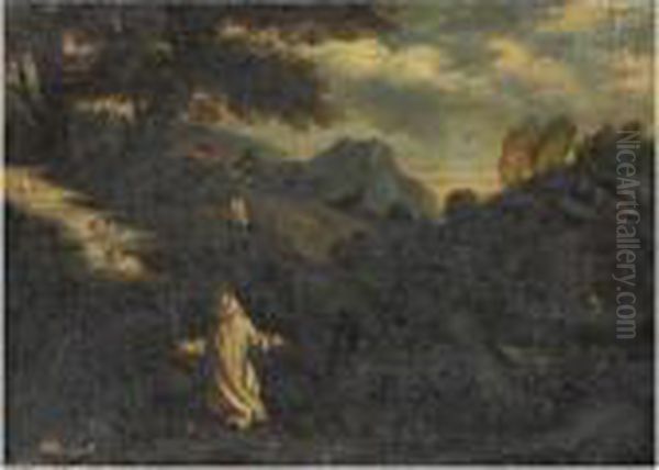 San Bruno In Preghiera Oil Painting by Pier Francesco Mola