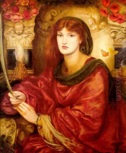 Sybilla Palmifera Oil Painting by Dante Gabriel Rossetti