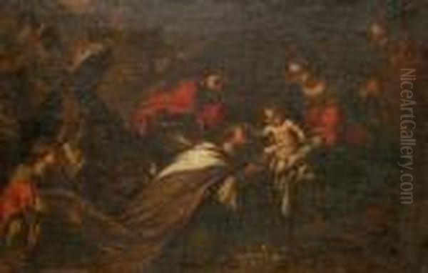 The Adoration Of The Magi Oil Painting by Pier Francesco Mola