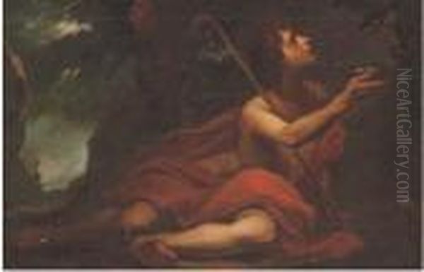 Saint John The Baptist Oil Painting by Pier Francesco Mola