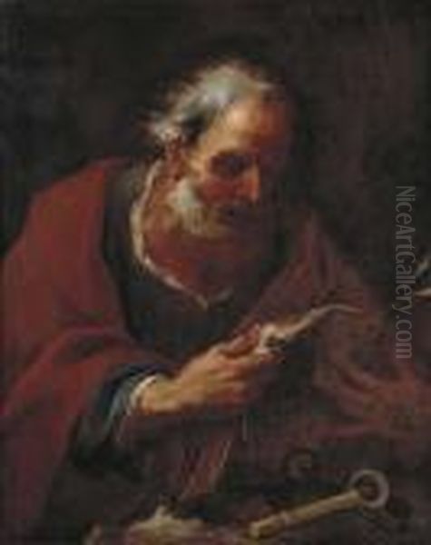 Saint Peter Oil Painting by Pier Francesco Mola