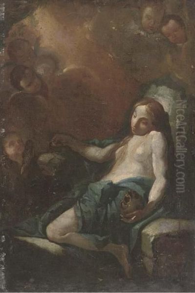 The Penitent Magdalen Oil Painting by Pier Francesco Mola