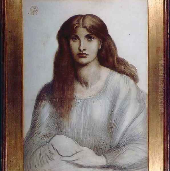 Alexa Wilding 2 Oil Painting by Dante Gabriel Rossetti