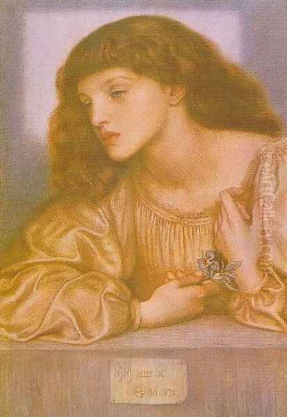 May Morris Oil Painting by Dante Gabriel Rossetti