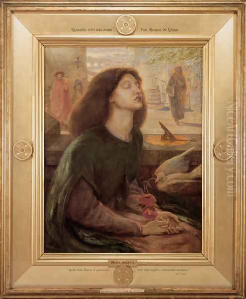 Beata Beatrix (Blessed Beatrice) Oil Painting by Dante Gabriel Rossetti