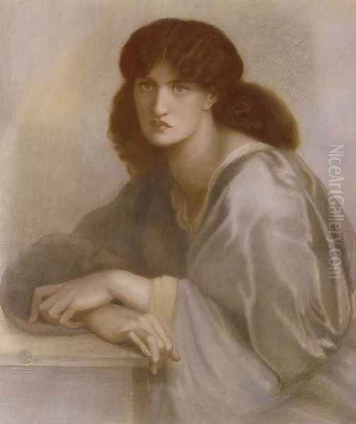 La Donna Della Finestra2 Oil Painting by Dante Gabriel Rossetti