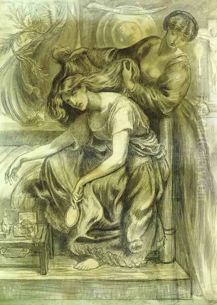 Desdemona's Death Song Oil Painting by Dante Gabriel Rossetti