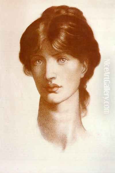 Study For A Vision Of Fiammetta Oil Painting by Dante Gabriel Rossetti