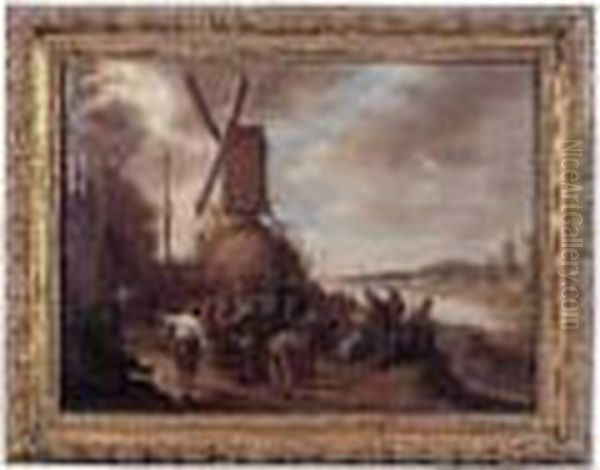 Le Jeu Du Canard Oil Painting by Jan Miense Molenaer