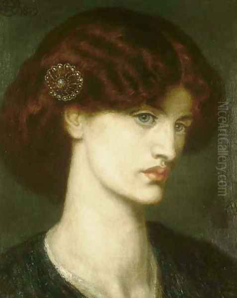 Beatrice Oil Painting by Dante Gabriel Rossetti