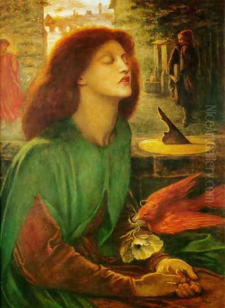 Beata Beatrix 2 Oil Painting by Dante Gabriel Rossetti