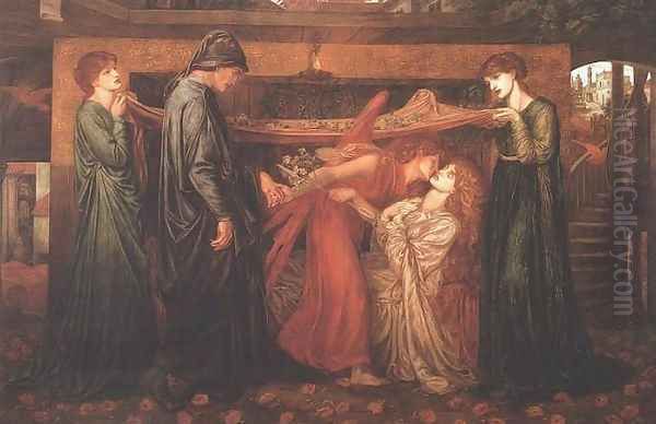 The Merciless Lady Oil Painting by Dante Gabriel Rossetti