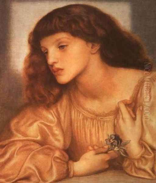 May Morris I Oil Painting by Dante Gabriel Rossetti