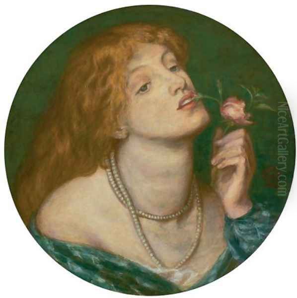 Belcolore Oil Painting by Dante Gabriel Rossetti