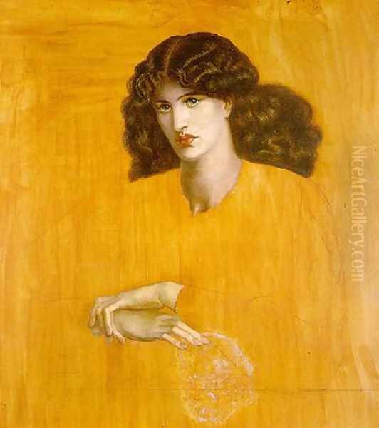 La Donna Della Finestra I Oil Painting by Dante Gabriel Rossetti