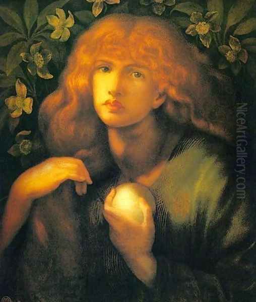 Mary Magdalen Oil Painting by Dante Gabriel Rossetti