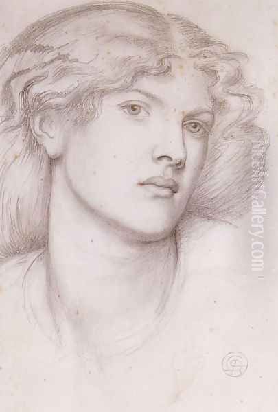 Fanny Cornforth I Oil Painting by Dante Gabriel Rossetti