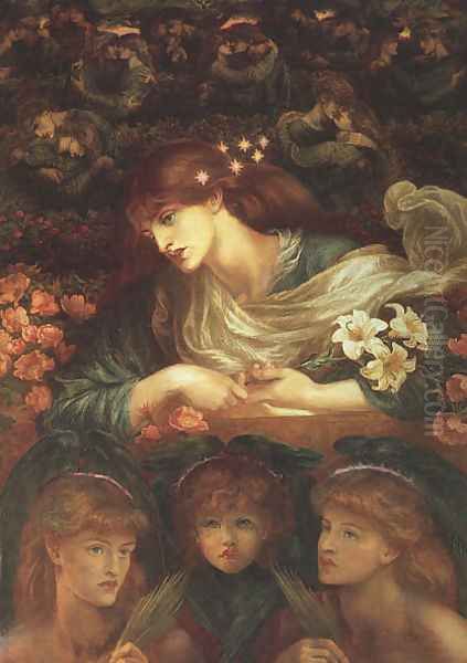 The Blessed Damozel Oil Painting by Dante Gabriel Rossetti