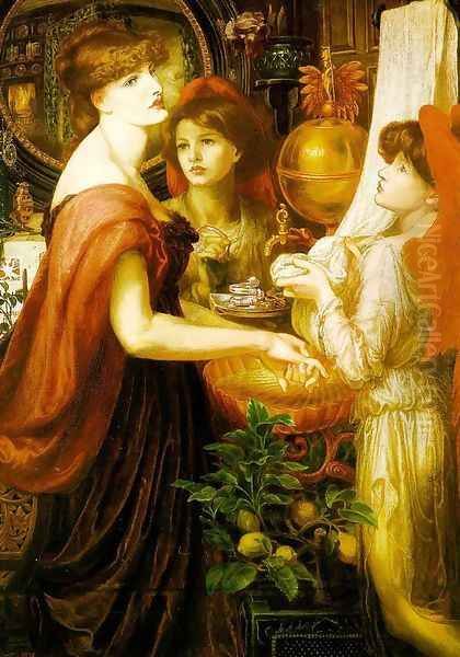 The Beautiful Hand Oil Painting by Dante Gabriel Rossetti